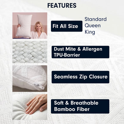 Hypoallergenic Bamboo Pillowcase