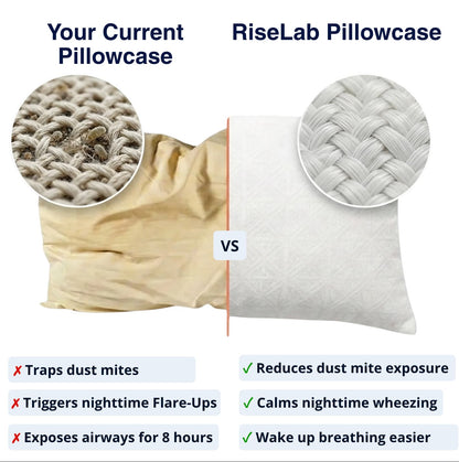 Hypoallergenic Bamboo Pillowcase For Asthma & Allergies